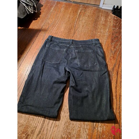 FDJ French Dressing Jeans Size 6 Olivia Denim Blue Jeans Belt Loops Pockets - Picture 2 of 2